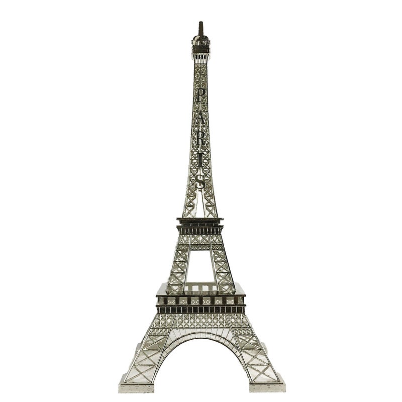 allgala 24 Eiffel Tower Statue Decor Alloy Metal Silver