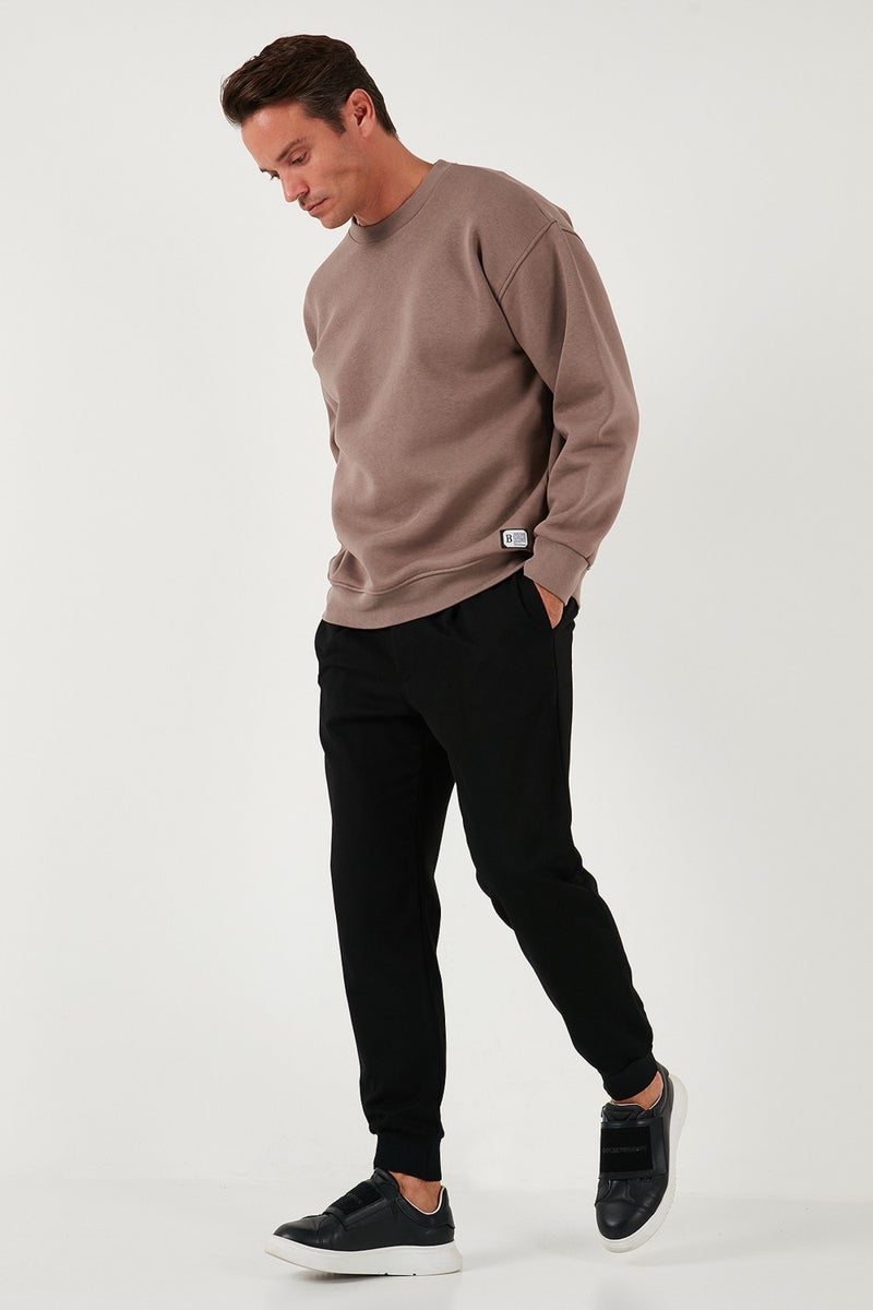 Buratti Regular Fit Crew Neck Cotton Fuzzy Soft Lined Sweat Men's Sweat 5905255 - Image 2