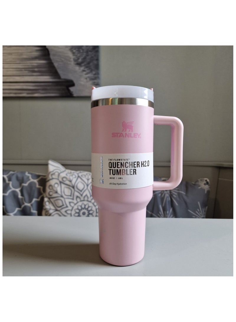 Stanley Quencher H2.0 Flowstate Vacuum Insulated Stainless Steel Tumbler with Lid and Straw for Water or Iced Tea, Coffee, Juice, Smoothies and More - Image 2
