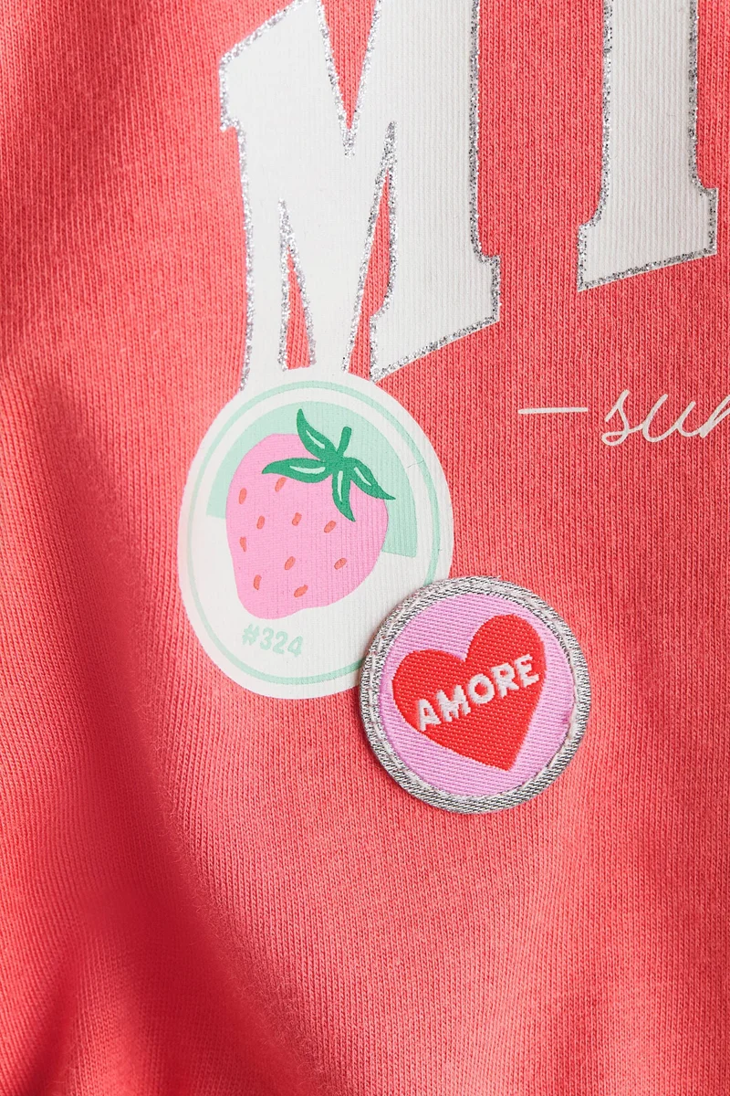 H&M Motif-detail t-shirt