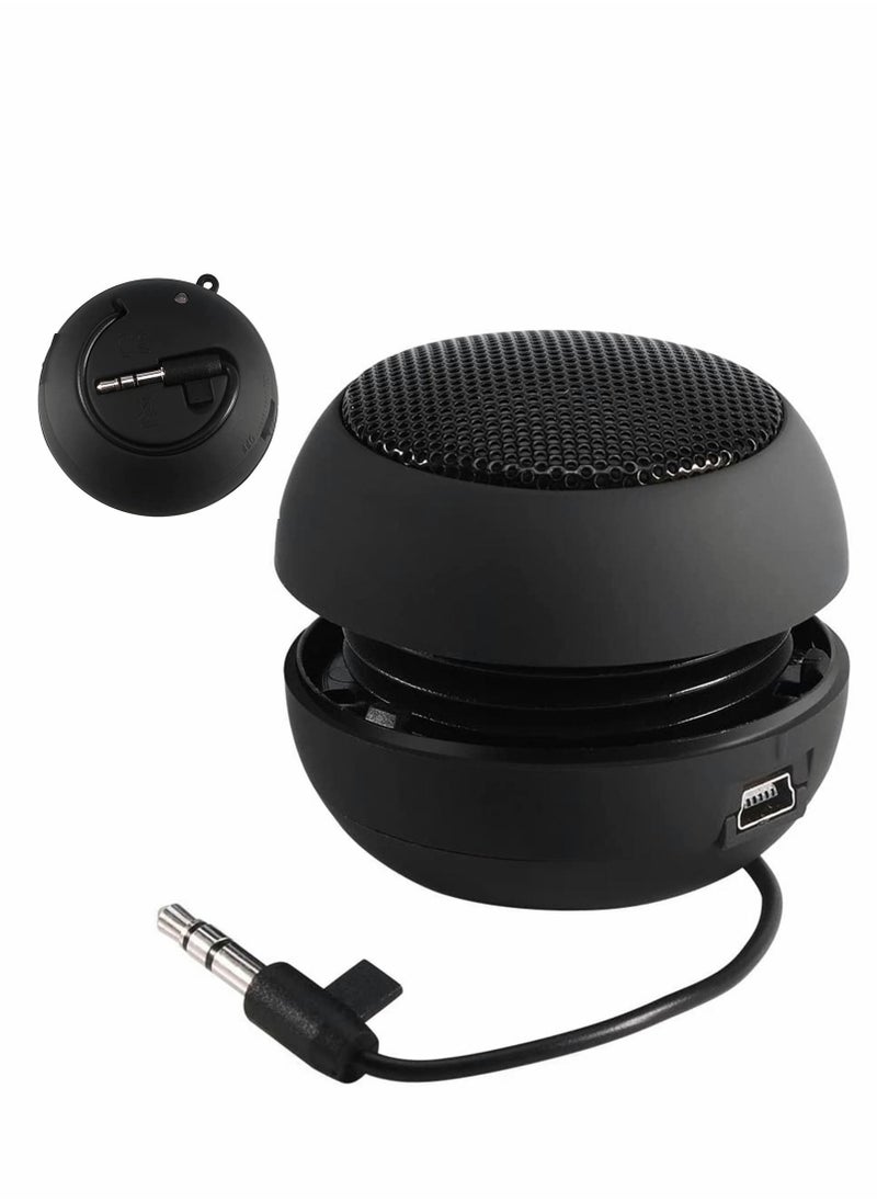 Excefore - Mini Speaker, Portable Speaker built-in 3.5mm Aux Audio Jack Plug, HD Stereo Sound Rechargeable Outdoor Speaker for iPad/Smart Phone/Computer - Image 1