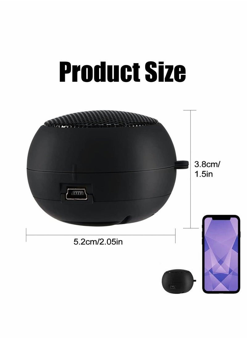 Excefore - Mini Speaker, Portable Speaker built-in 3.5mm Aux Audio Jack Plug, HD Stereo Sound Rechargeable Outdoor Speaker for iPad/Smart Phone/Computer - Image 1