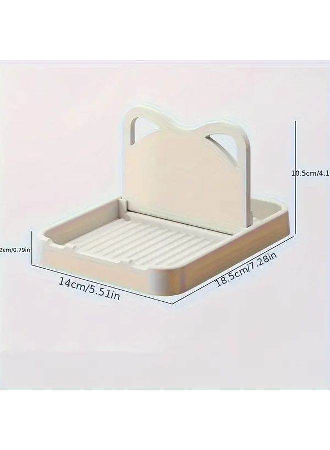 Black Multifunctional Folding Wall Mounted Kitchen Pot Lid Shelf - Image 4