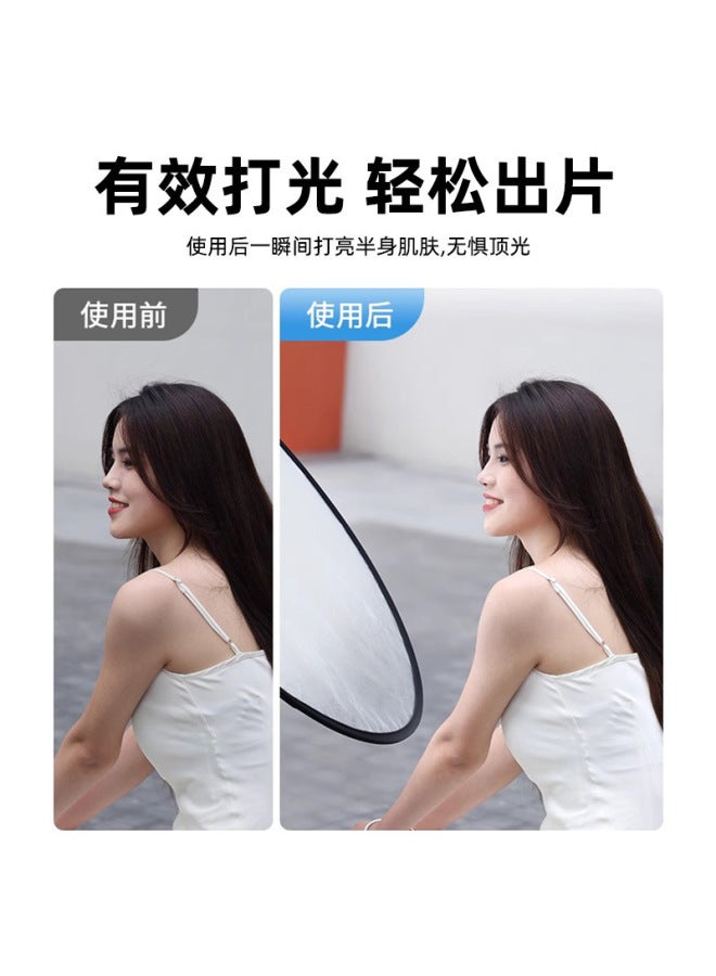 Mobile Phone Camera Shooting Fill Light Board Portable Foldableing Portable Photo Lighting Board Whitening Live Broadcast Soft Light Reflector - Image 2