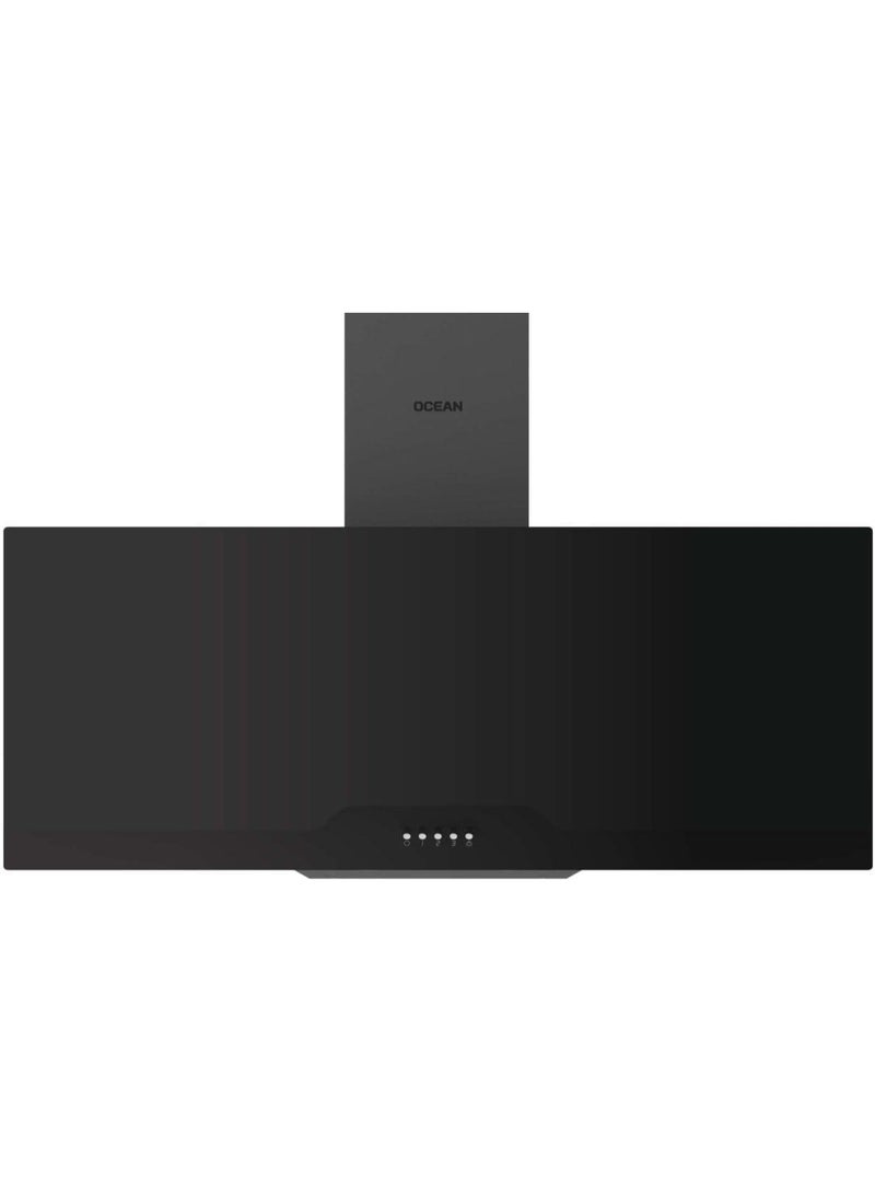 Ocean ODCHR 94 BG CF, Wall‑Mounted Kitchen Hood, 90 cm, 450 m³/h, Black Glass - Image 4