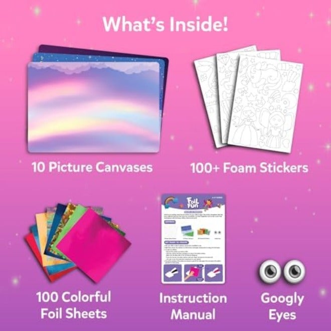 Skillmatics Foil Fun - Unicorns & Princesses, No Mess Art for Kids, Craft Kits & Supplies, DIY Creative Activity, Travel Toys, Gifts for Ages 4, 5, 6, 7, 8,  9 - Image 5