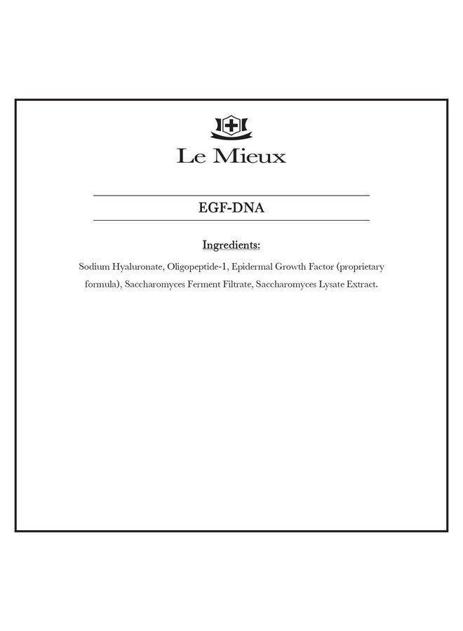 Le Mieux Egfdna Serum Epidermal Growth Factor Serum For Face With Hyaluronic Acid For Postprocedure & Aging Skin (1 Oz / 30 Ml) - Image 3