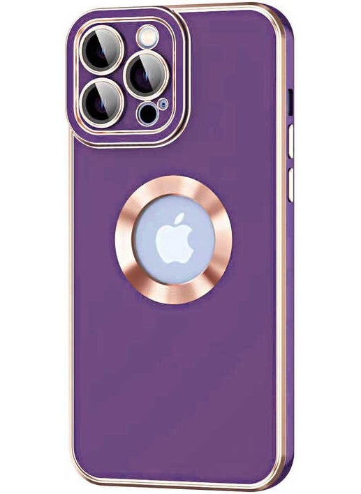 Rona Store iPhone 12 Pro - Compatible Zore Kongo Cover-Dark Purple 