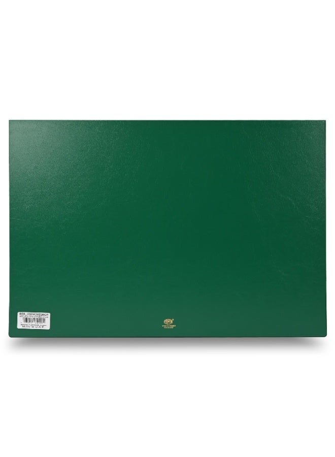 FIS 2026 Year Planner – Green PVC Desk Blotter, 490x340mm, 12 Monthly Sheets, Bilingual (English/Arabic), Ideal for Desk Use, Daily Notes & Reminders – FSDK2AE26GR - Image 4
