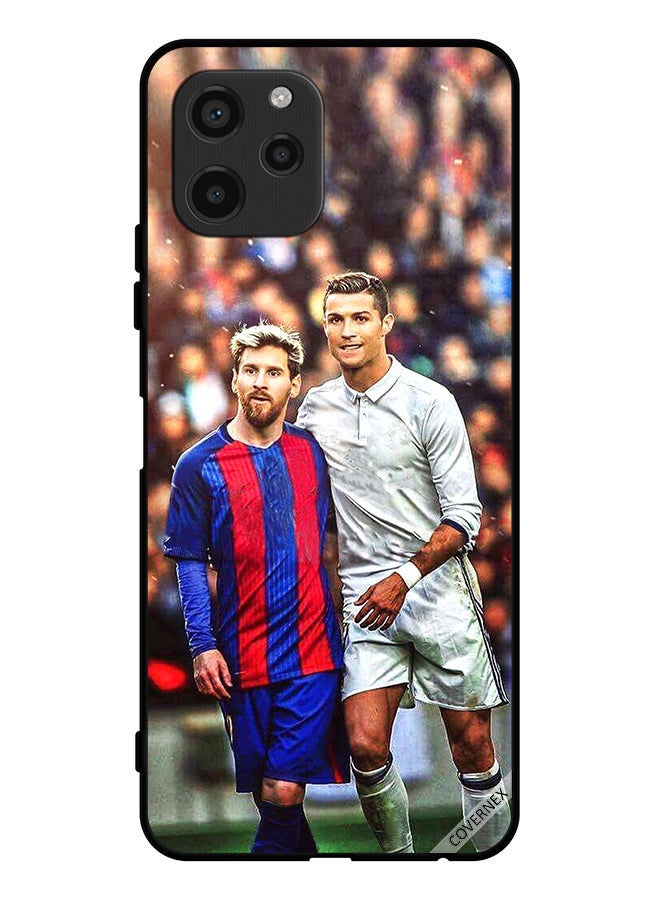Covernex Protective Case Cover For Huawei nova Y61 Messi & Cr7 Ronaldo - Image 1