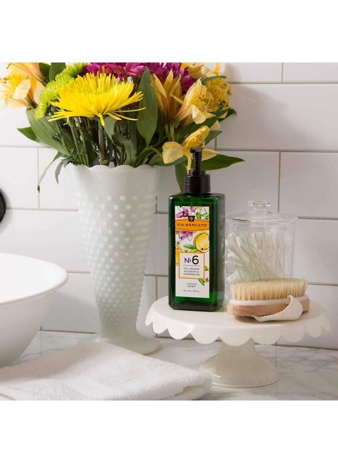 Liquid Soap Shea Butter Enriched (12 Oz) No. 6 Fig Orange Blossom & Cedarwood