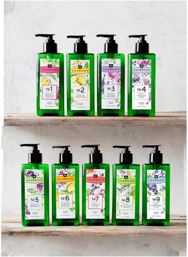 Liquid Soap Shea Butter Enriched (12 Oz) No. 6 Fig Orange Blossom & Cedarwood