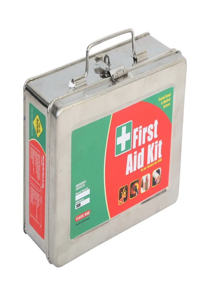 Jayco First Aid Kit (with all items inside) as per Factory Act in a Stainless Steel Box (Class B) - Image 1