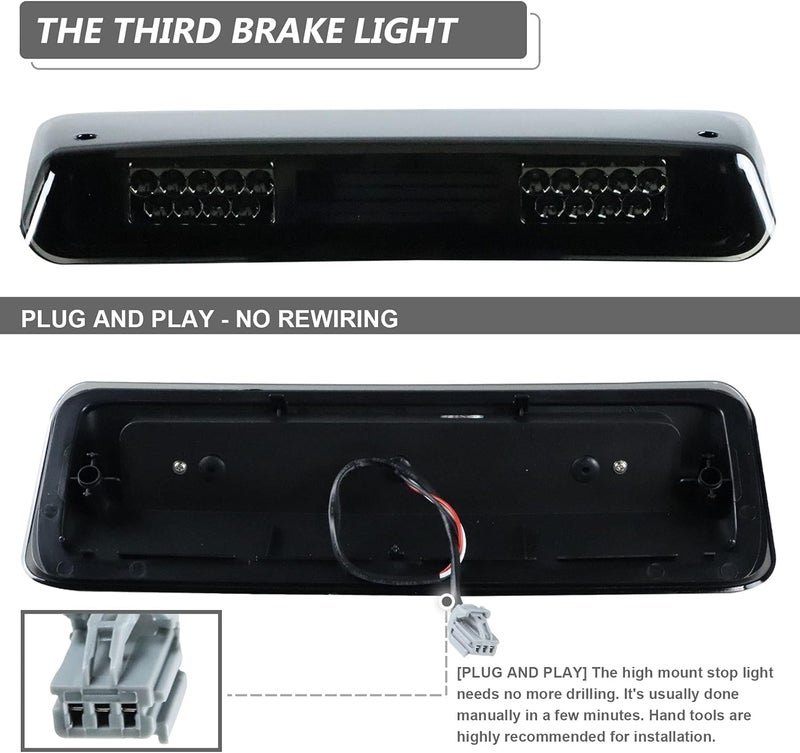 Gubebaili LED Third Brake Light for F150, Explorer Sport Trac, and Lincoln Mark LT - Image 5