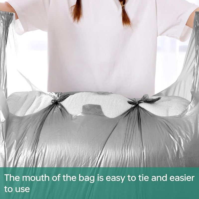 Maykela 10 PCS Extra-Large Capacity Packing Bag Thickened Quilt Storage Bag Vest Plastic Storage Bags Large Moving Collection Carrying Luggage Bags Moisture-proof Clothes Storage Bag-75 * 110CM - Image 5