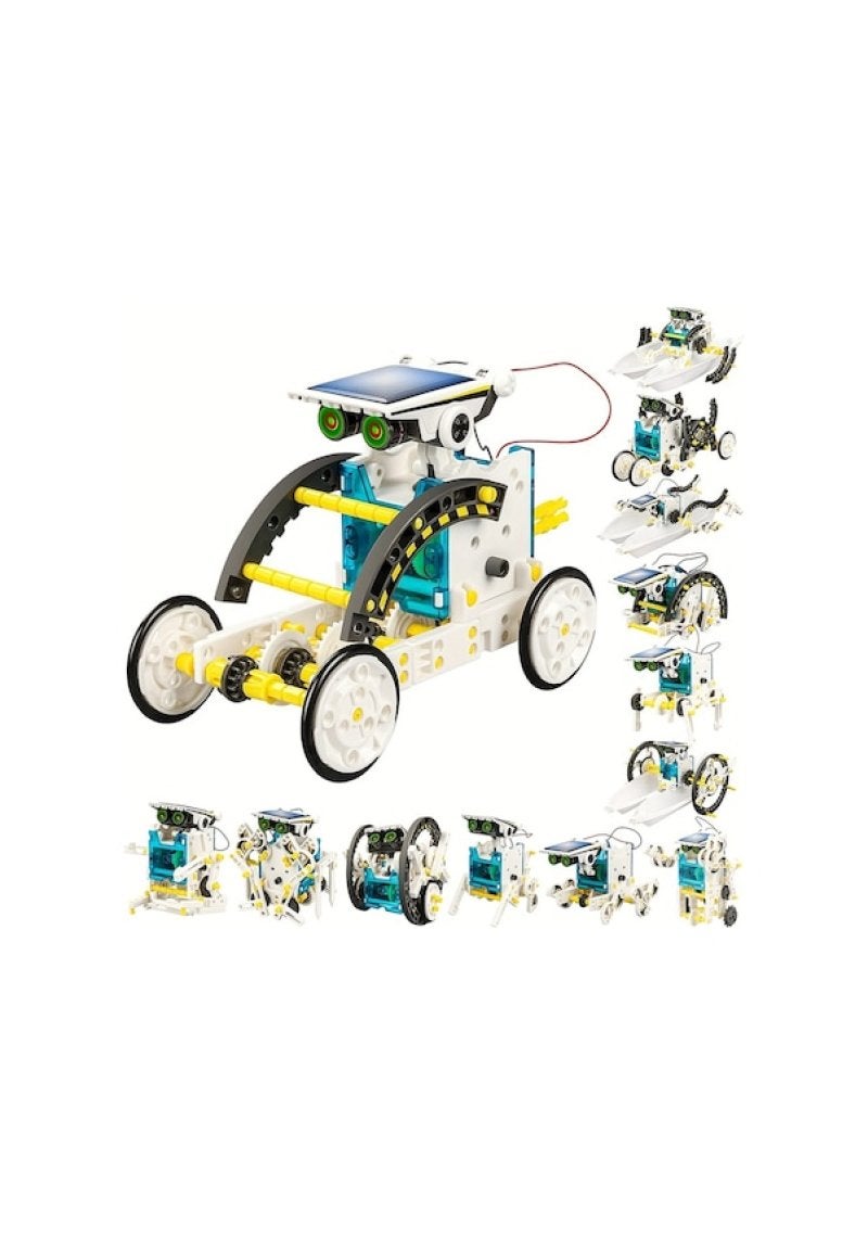 Stem 13'ü 1 Arada Güneş Enerjisi Robotları Oluşturma Oyuncak, Eğitim Deneyi Dıy Robotik Kiti, Çocuklar İçin Robotik Set - Image 1