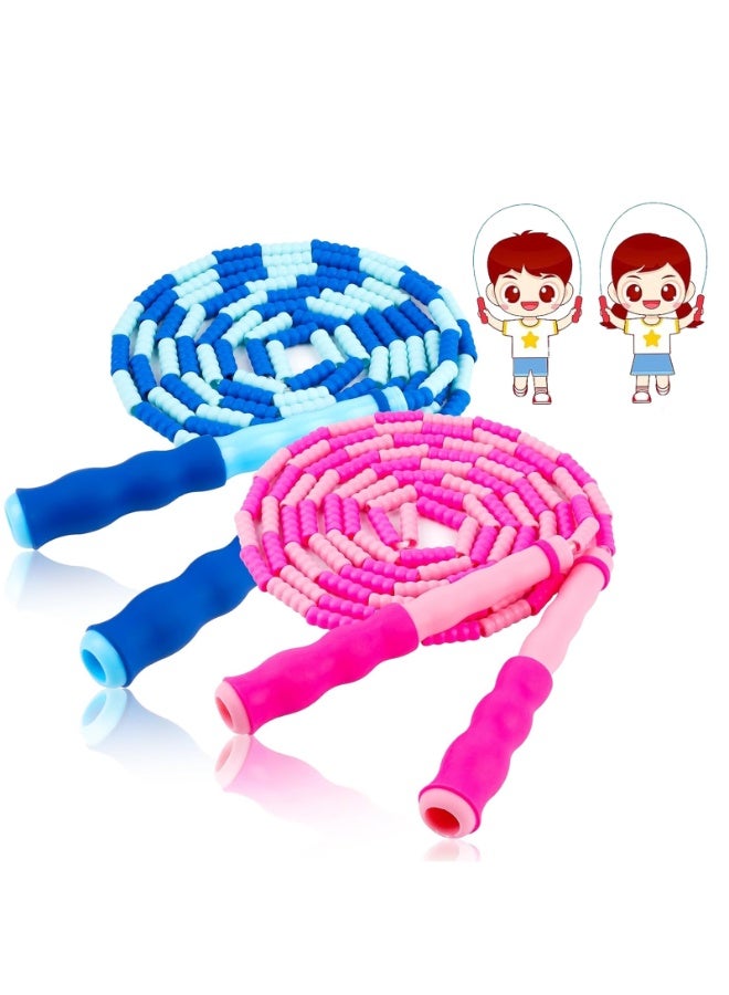 سونسر طقم حبل القفز القابل للتعديل، 2 علبة، شرائح خرز ناعمة، تصميم خالٍ من التشابك للأطفال والنساء والرجال - Image 1