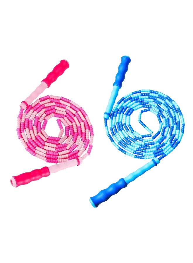 سونسر طقم حبل القفز القابل للتعديل، 2 علبة، شرائح خرز ناعمة، تصميم خالٍ من التشابك للأطفال والنساء والرجال - Image 2