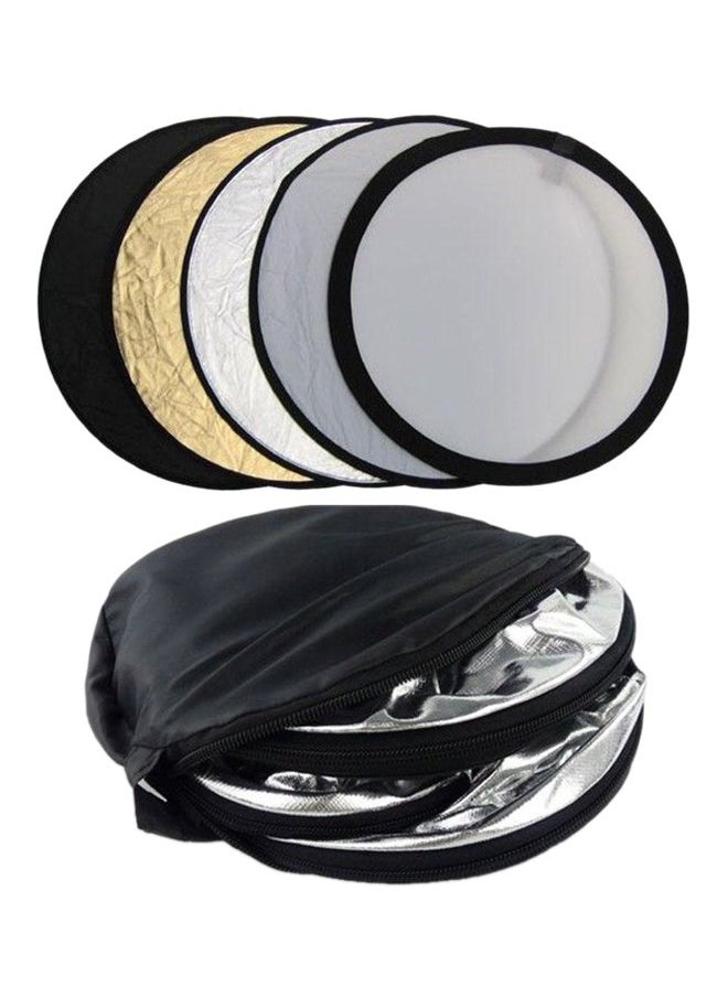 NIBEMINENT 5-In-1 Portable Photographic Disc Reflector 80centimeter Multicolour 