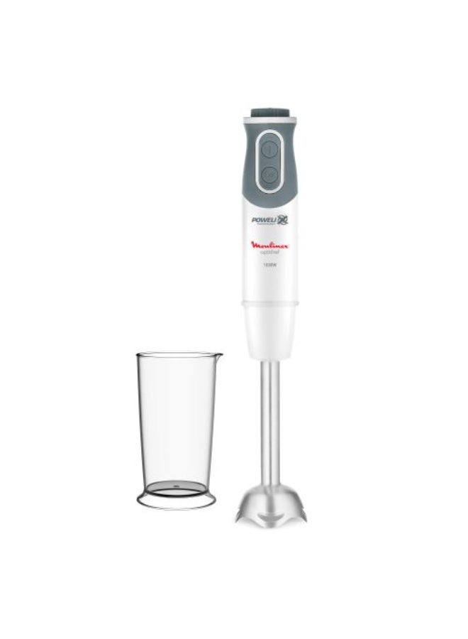 مولينكس Moulinex Optichef Hand Blender, 1000 Watts, 10 Speeds, White - DD6411EG DD6411EG white - Image 1