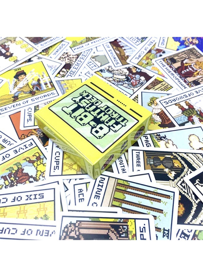 NIBEMINENT 8 Bitmap Fantasy Tarot Card Set - Cards for Prediction and Divination - Family Gathering Board Game - Predictive Divination Game - Beginner Tarot Card Board Game - Image 2