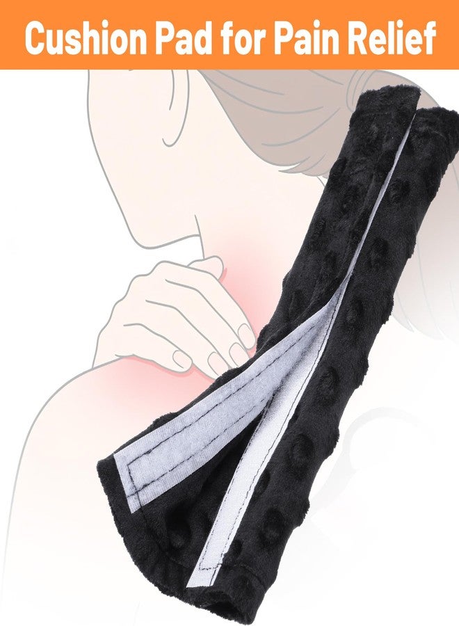 Heclia Hecila Cushioned Arm Sling Padding Slim Slings Pad for Neck Arm Sling Padding Black Arms Slings Strap Cushion Neck Pads Comfort Shoulder Support Elbow Wrist Injury Support Strap Padded Carry Padded Cover - Image 2