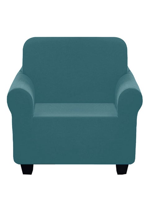 Thick Couch Covers, Sectional Sofa Stretch Slipcover Living Room Dogs Pets, Washable Durable Furniture Protector DARK GREEN (90cm * 140cm)