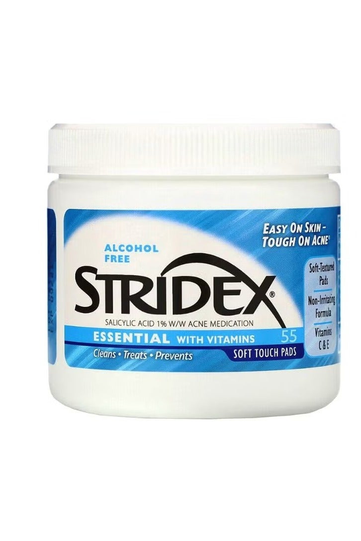 Stridex Single-Step Acne Control Soft Touch Pads 55 Soft Touch Pads - Image 1