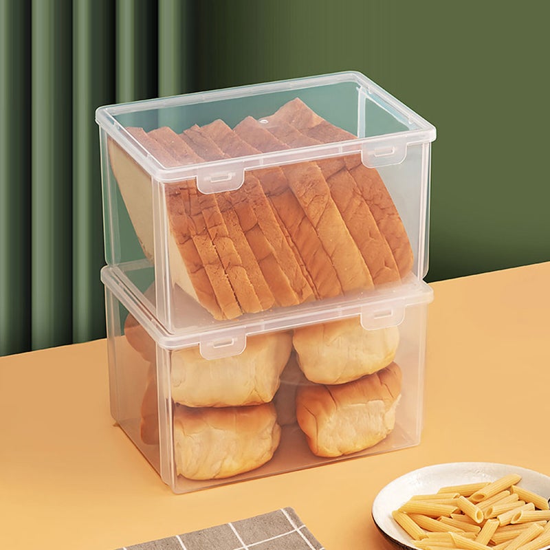 Transparent Keep Box Bread Loaf Storage Container Food Container Bread Storage Box - Image 3