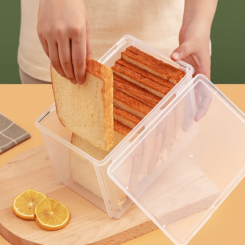 Transparent Keep Box Bread Loaf Storage Container Food Container Bread Storage Box - Image 5