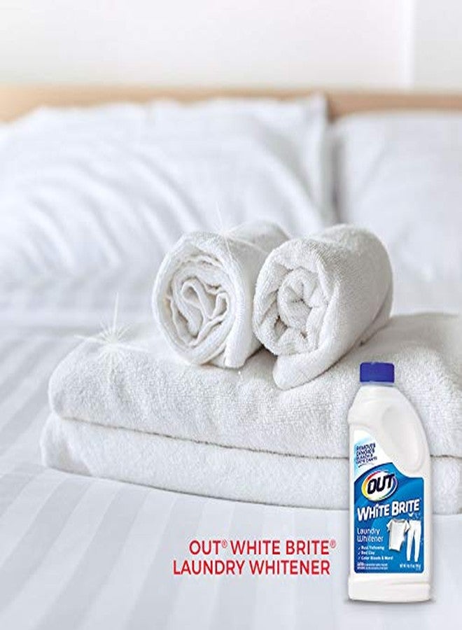 OUT White Brite Laundry Whitener Powder, Stain Remover Detergent Booster for Clothes, Removes Red Clay and Rust Stains on White Clothing and Uniforms - Image 4