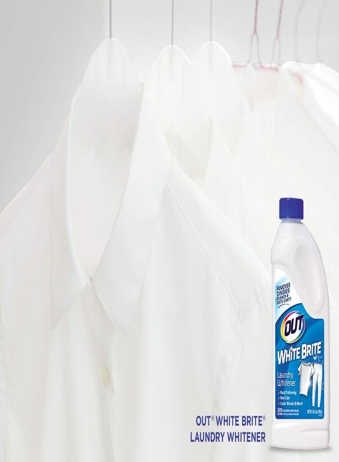 OUT White Brite Laundry Whitener Powder, Stain Remover Detergent Booster for Clothes, Removes Red Clay and Rust Stains on White Clothing and Uniforms - Image 3
