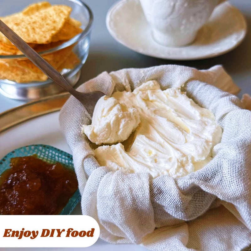 Mostdream Cheese Cloths, 10Pcs 20x20 Inch Grade 100 Precut Cheese Cloths for Straining, Cotton Unbleached, Reusable Muslin Cheesecloth for Straining, Making Yogurt, Juice, Cooking Turkey - Image 4