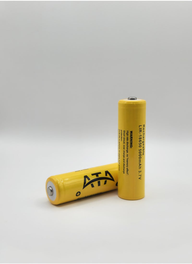 ATA - 18650 RECHARGEABLE BATTERY 5000MAH 3.7V - Image 1