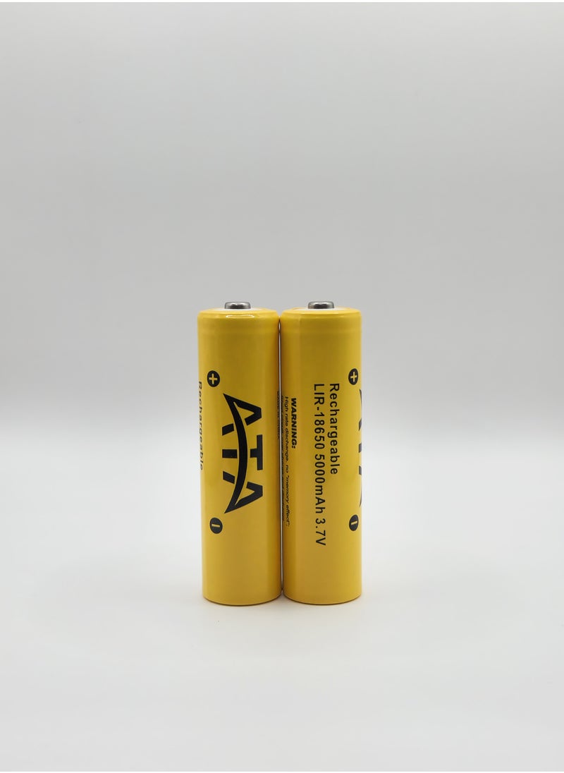 ATA - 18650 RECHARGEABLE BATTERY 5000MAH 3.7V - Image 1