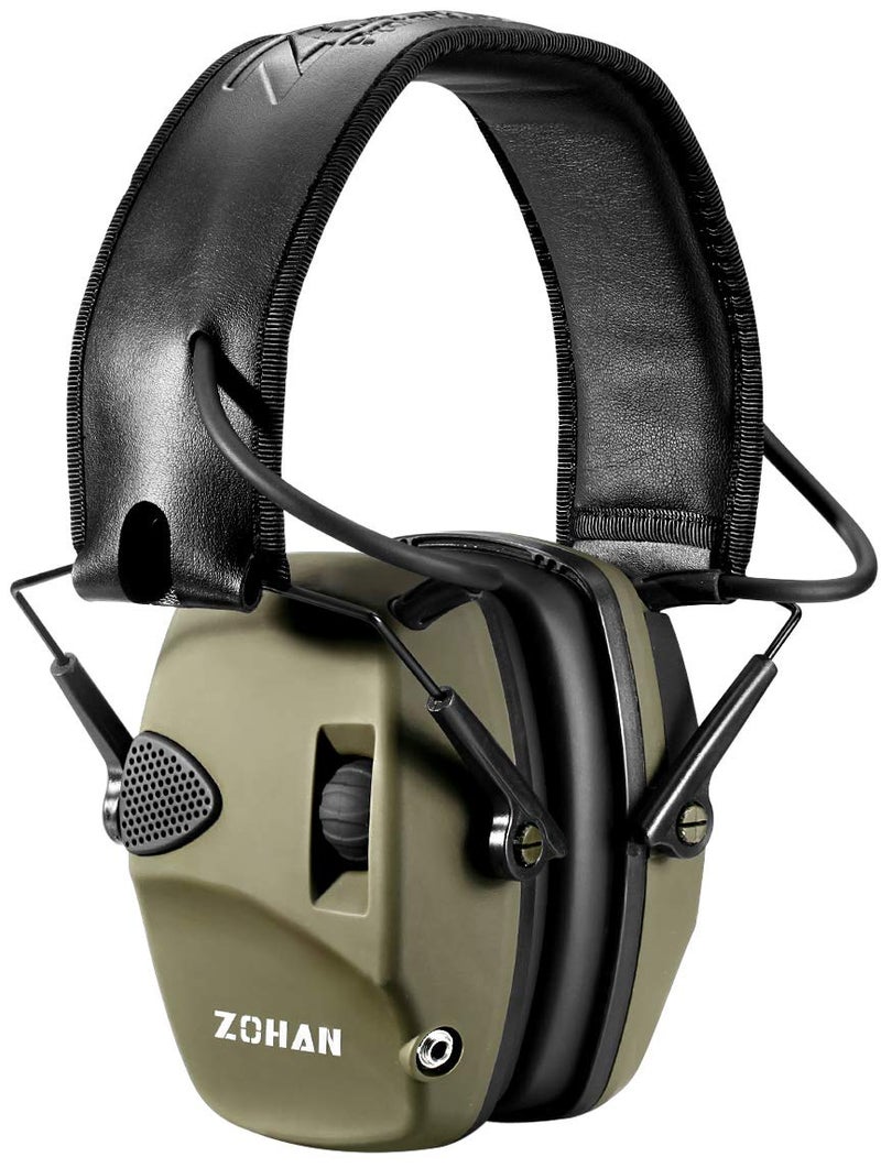 ZOHAN EM054 Electronic Shooting Ear Protection with Sound Amplification, Slim Active Noise Reduction Earmuffs for Gun Range - Image 1