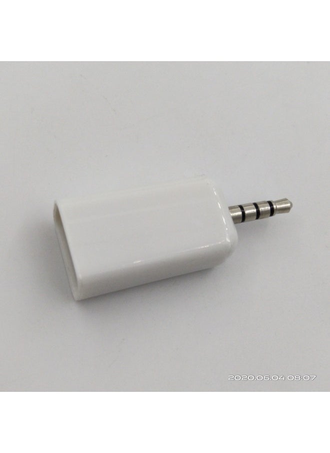 ماركة غير محددة Aux إلى USB سيارة Aux محول الصوت التوصيل U القرص USB الأم إلى 3.5 سيارة Mp3 محول - اللون: أسود - الطول: 3.5 إلى USB الأم  - Image 3