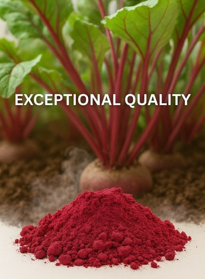 Zahr Beetroot Powder – 100% Pure High-Grade, Hand-Sorted Natural Botanical Beet Root / Garden Beet / Beta Vulgaris Powder for Gardening - Image 3