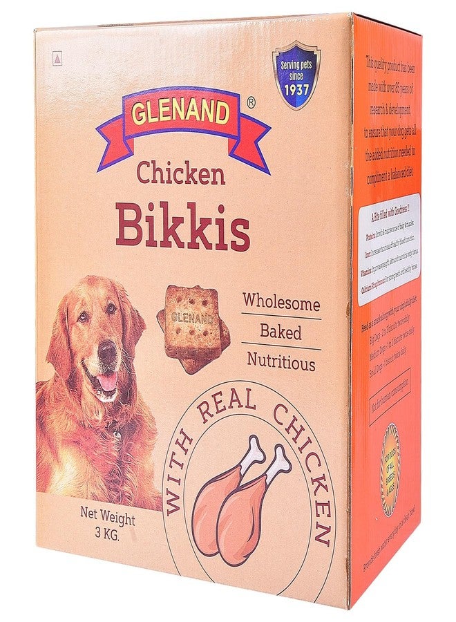 Glenand Dog Biscuit Bikis 3kg | All Life Stages | No Artificial Flavour - Image 1