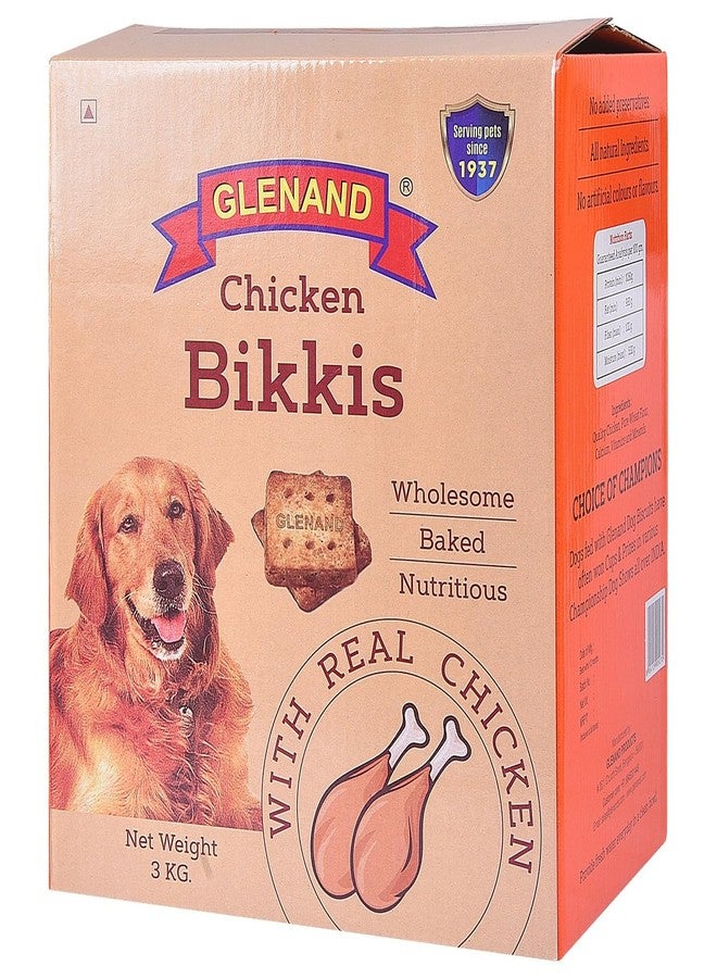 Glenand Dog Biscuit Bikis 3kg | All Life Stages | No Artificial Flavour - Image 3