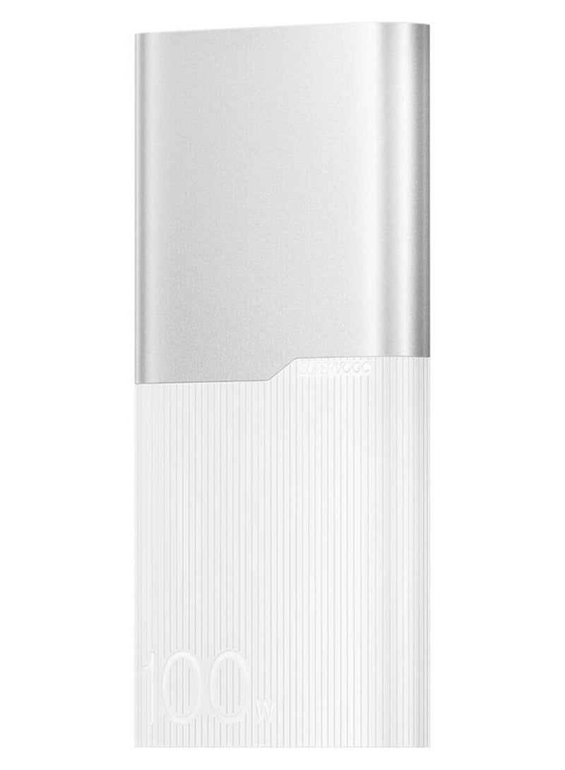 OnePlus 12000 mAh Powerbank Fast Charging 100W With USB-C And USB-A Port Silver-100 - Image 1