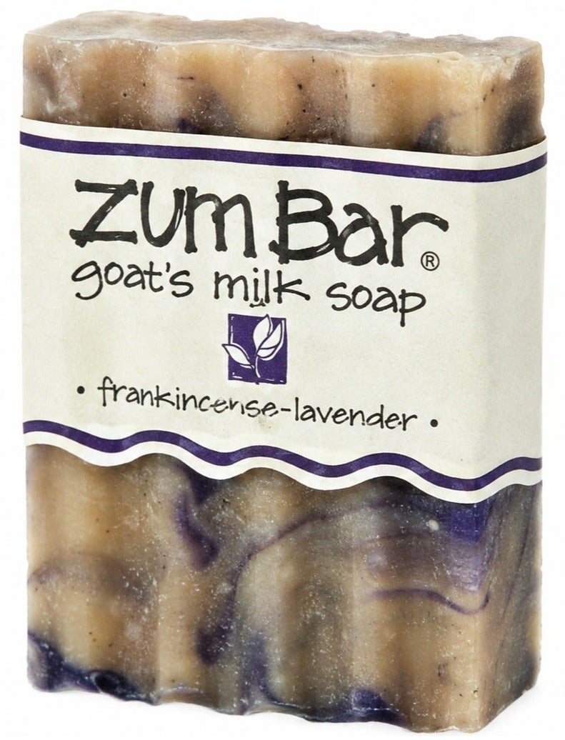 Zum Bar®, Goat's Milk Bar Soap, Frankincense-Lavender, 3 oz - Image 1