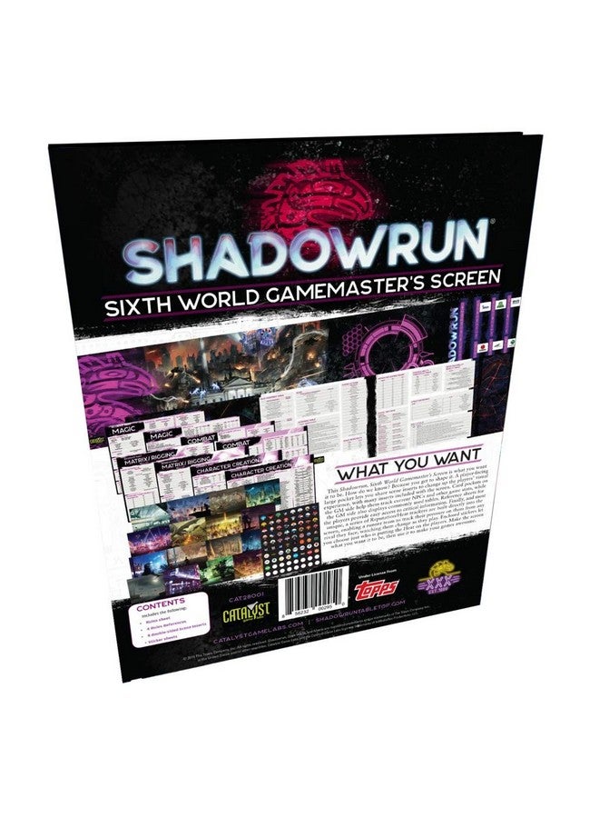 Catalyst Game Labs Shadowrun RPG (6th Edition) - Gamemaster Screen - Image 1