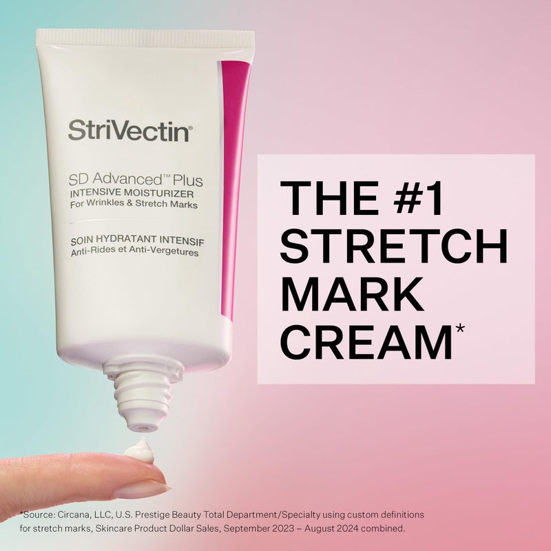 StriVectin SD Advancedâ„¢ Plus Intensive Moisturizer for Wrinkles and Stretchmarks, For Face and Body, Collagen Boosting with Peptides and Hyaluronic Acid, 2 Fl Oz (Pack of 1) - Image 2