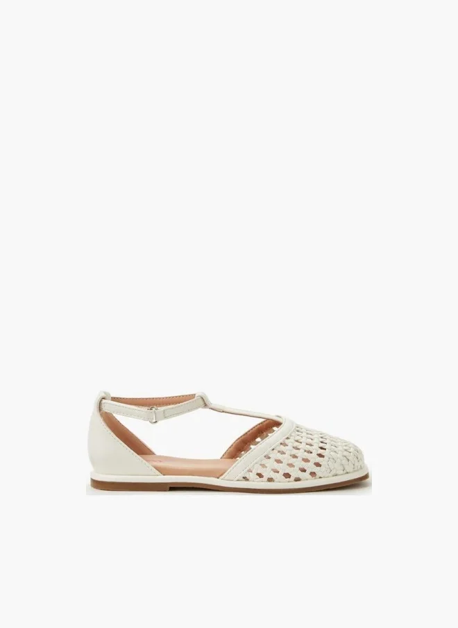 ليتل ميسي Girls Hook & Loop Shoes