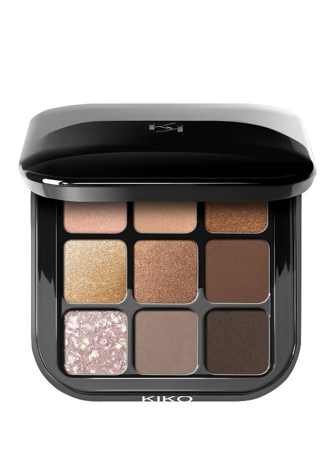 KIKO Milano Glamour Multi Finish Eyeshadow Palette 01 Universal Nudes