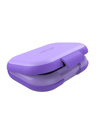Bentgo Kids Chill Lunch Box Bento Style Lunch Solution With 4 Compartments And Removable Ice Pack For Meals And Snacks On - The - Go Leak Proof, Dishwasher Safe, Patented Design - Purple