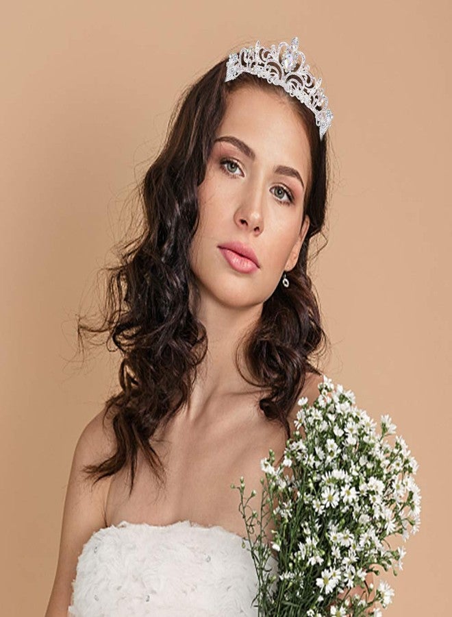 Didder Crystal AB Rhinestone Tiaras and Crowns for Women - Princess Elegant Headband with Comb - Birthday Crowns for Girls - Image 5