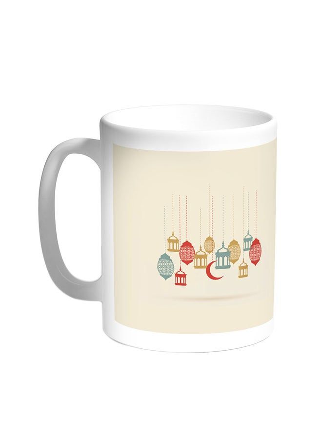 RKN Ramadan Lanterns Printed Coffee Mug White 11ounce - Image 2