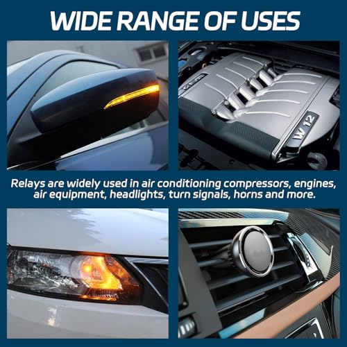 Hbxdeco 2PCS 12V Car Relay, Multi Purpose Automotive Relay Replaces 90080-87026, Compatible with 4Runner Camry Corolla and More - Image 4